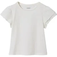 vertbaudet Kurzarmshirt T-Shirt mit Stickerei-Ärmeln Mädchen