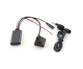 Bluetooth Aux In Audio Adapter A2DP Kabel Interface + Mikrofon FREISPRECHEINRICHTUNG für Mercedes Comand APS 2.0