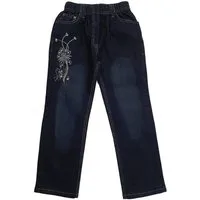 Girls Fashion Bequeme Jeans Mädchen Jeans Hose mit rundum Gummizug M15