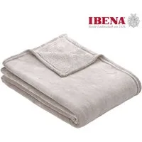 Wohndecke Uni Fleecedecke Olbia, IBENA, einfarbig schick, Kuscheldecke