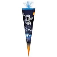 Verpackungsmittel GmbH Markneukirchen Schultüte Schultüte / Zuckertüte / 85cm / eckig / "Space"