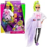 Barbie Anziehpuppe Extra Deluxe Spiel-Set Barbie Puppe Tier & Zubehör Mattel HDJ44