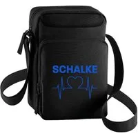 multifanshop Schultertasche Schalke - Herzschlag - Tasche