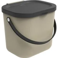 ROTHO Mülltonnenbox Rotho Mülltrennungssystem Albula 6 L cappuccino