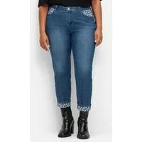 Sieh an! Bequeme Jeans 7/8-Jeans komfortabel