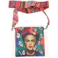 Guru-Shop Schultertasche Farbenfrohe Boho Schultertasche - Mexiko