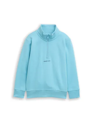 tom tailor kids - Sweatshirt mit Reißverschluss elixir blue - Gr. - 128/134