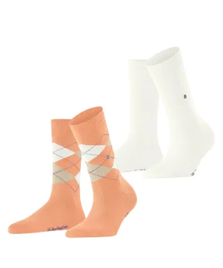 Burlington - Burlington Everyday Mix 2-Pack Damen peach - Gr. - 38.5