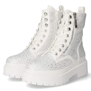 La Strada Schnürboots - Gr. 37 - Weiß - Textil
