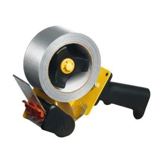 Dönges Handabroller für Gewebeklebeband, inkl. 1 Rolle Klebeband