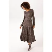 Aniston CASUAL Jerseykleid mit dezenten Blumendruck - jedes Teil ein Unikat - NEUE KOLLEKTION