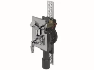 DALLMER Wandeinbau-Waschgeräte-Siphon 406 senkrecht, DN 40/ DN 50, 130648 130648
