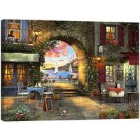 Posterlounge Wandbild Mediterraner Abend, Dominic Davison, erhältlich als Poster, Leinwandbild, Wandsticker oder Acrylglasbild