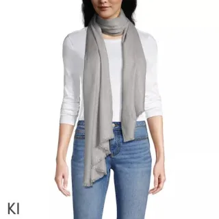 Metallic-Schal für Damen, Damen, size: regular, Braun, Metall/Viskose, by Lands' End
