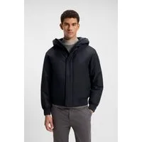 BOSS ORANGE Blouson Osis relaxed fit, mit wattierter Kapuze, verdeckter Reißverschluss