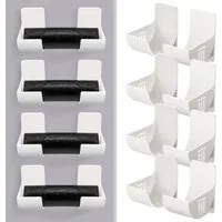 FOUORTUNATE-BEE Küchenorganizer-Set 8er Set Müllbeutelhalter selbstklebend Küchen Organizer ohne Bohren, (4-tlg), Wandhalter für Küche Schrank Tür Kühlschrank Aufbewahrung Set