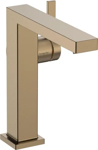Hansgrohe Waschtischarmatur 150 Tecturis E Fine CoolStart mit Push-Open Ablaufgarnitur, brushed bron 73042140