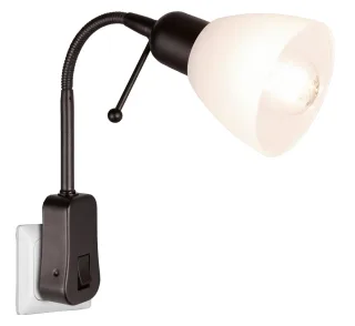 TRIO Steckerleuchte Ligara 8911211-32 schwarz, für E14 max. 10 W