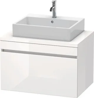 Duravit DuraStyle Konsolenwaschtischunterbau wandhängend Weiß Hochglanz 800x548x512 mm - DS531202222 DS531202222