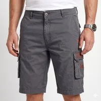 Geographical Norway Cargoshorts (1-tlg) Herren kurze Hose aus Baumwolle, Sommer-Bermuda ohne Gürtel