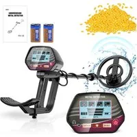 i@home Metalldetektor für Erwachsene und Kinder mit LCD-Display, 8-Zoll-Suchspule, Detektor mit hoher Genauigkeit und LCD-Display