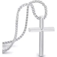 SERASAR Lederband Herrenhalskette aus Edelstahl Herren-Halskette aus Edelstahl [Trust] (Classic, elegant, casual, 1-tlg)