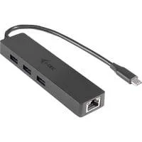 USB C Slim HUB 3 Port G-LAN, USB-Hub