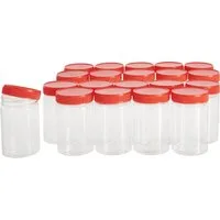 VBS XXL Aufbewahrungsbox Kunststoffdosen, mit Schraubdeckel 200 ml 20er-Pack