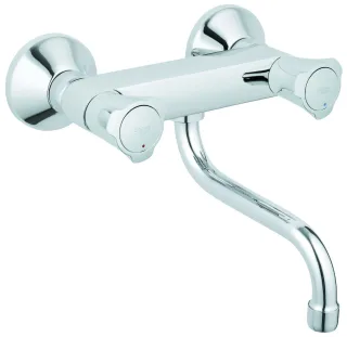 GROHE Zweigriff-SPT-Batterie Costa 31187 DN15 Wandmontage chrom 31187001
