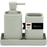 eluno Badaccessoire-Set VALONA 3tlg. Soft-Touch, 3 tlg.