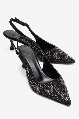 Nella Verzierter Slingback Spitzer Zehenbereich Pumps (Damen)