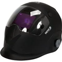 Yato Arbeitsschutzbrille Automatik-Schweißhelm True Color mit 4 Sensoren und USB-Ladefunktion