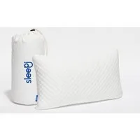 SLEEPI Kopfkissen Cloud, Füllung: weiche Memory-Schaumstoff-Würfel & sanfte Microfaser, Bezug: Tencel, Ideal für Rücken-, Seiten- und Bauchschläfer, Set, Höhenverstellbar, Schlafkissen, höhenverstellbares Polster, Veganes Kopfkissen