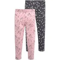 KIDSWORLD Leggings 2er Pack Leggings für kleine Mädchen (Packung, 2-tlg., 2) mit Pferde-Allover
