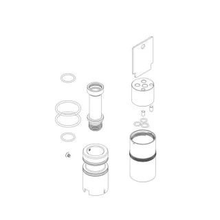Herzbach MODUL7 Verlängerung 30mm Hebelmischer 70.718002.1.09 Brausehalterset 1 Verbraucher