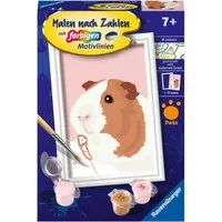 Ravensburger Malen nach Zahlen CreArt, Niedliches Meerschweinchen, Made in Europe