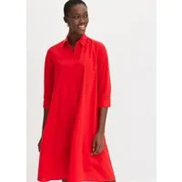 bonprix Hemdblusenkleid A-Linien-Passform, 3/4-Ärmel, mit Hemdblusenkragen