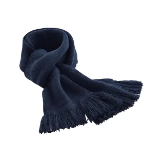 Beechfield - "Classic" Strickschal für Herren/Damen Unisex (Dunkelblau)