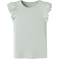 Name It T-Shirt NMFHAVELLE CAP SL TOP Baumwollmischung, normal geschnitten
