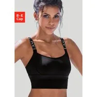 LASCANA ACTIVE Sport-BH ohne Bügel in Longform – ideal für Yoga, Sport-Top