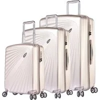 Verage Koffer Hartschalenkoffer Kinetic, weiterbarer Reisekoffer, 4 Rollen, Volumenerweiterung, leichter ABS Trolley, TSA-Zahlenschloss Koffer