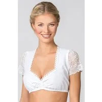 Stockerpoint Dirndlbluse Dirndlbluse - MELINE - weiß