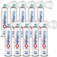 Promedix Inhalator PR-994, 10-tlg., Sauerstoffkonzentration 99,4%, 12Liter Volumen