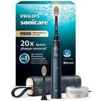 Philips Sonicare Elektrische Zahnbürste DiamondClean Prestige 9900 HX9992, Aufsteckbürsten: 2 St., mit integriertem Drucksensor, 5 Putzprogramme, inkl. Ladeetui