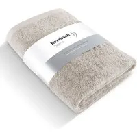 herzbach home Saunatuch Pura 80x200 cm, (1-St), 550g/m², Premium-Qualität, 100% Baumwolle, einfarbig