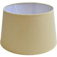 B&S Lampenschirm Lampenschirm rund aus Stoff H 18 x Ø 30 cm für Tisch - Stehlampen