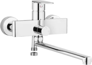 Neuesbad Serie 100 Waschtischarmatur/Wannenarmatur, mit verlängertem Auslauf, chrom NB1DEBGA_056M1