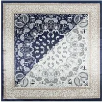 Blusmart Seidenschal Weicher und atmungsaktiver Schal aus Polyester-Seide, (Halstuch, Schultertuch, Stirnband/Seidenschal, Cashewnuss-Muster), Perfekt für Alltag, Reisen und Urlaub