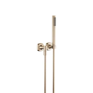 Dornbracht Schlauchbrausegarnitur mit Einzelrosetten COYA 27808404 Champagne gebürstet (22kt,2780840 27808404-46