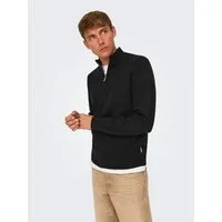 ONLY & SONS Troyer ONSCOOPER REG 12 HALF ZIP HIGH NECK KNIT
